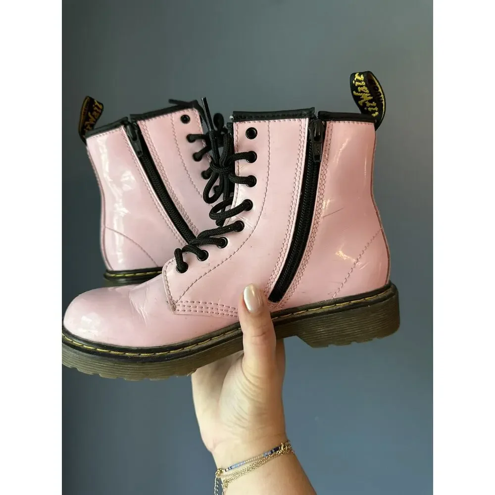 Dr Martens Lace Up Pale Pink 1460‎ Boot